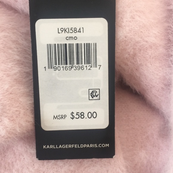 Karl Lagerfeld Scarf Pink color - Picture 7 of 7